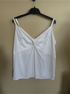 Old Navy White Twist-Front Camisole